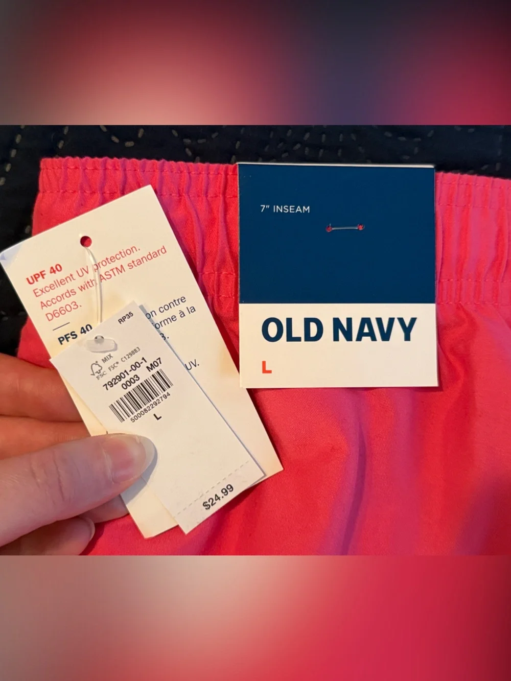 Old Navy nwt 7”
